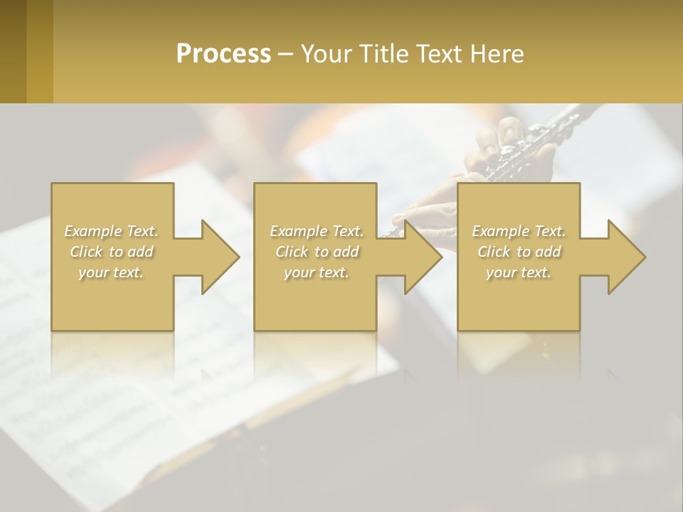 A Person Holding A Flute In Their Hands PowerPoint Template
