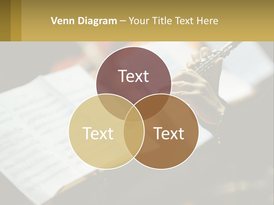 A Person Holding A Flute In Their Hands PowerPoint Template