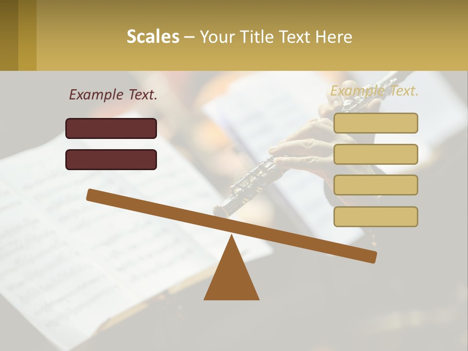 A Person Holding A Flute In Their Hands PowerPoint Template