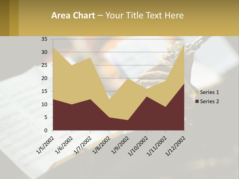 A Person Holding A Flute In Their Hands PowerPoint Template