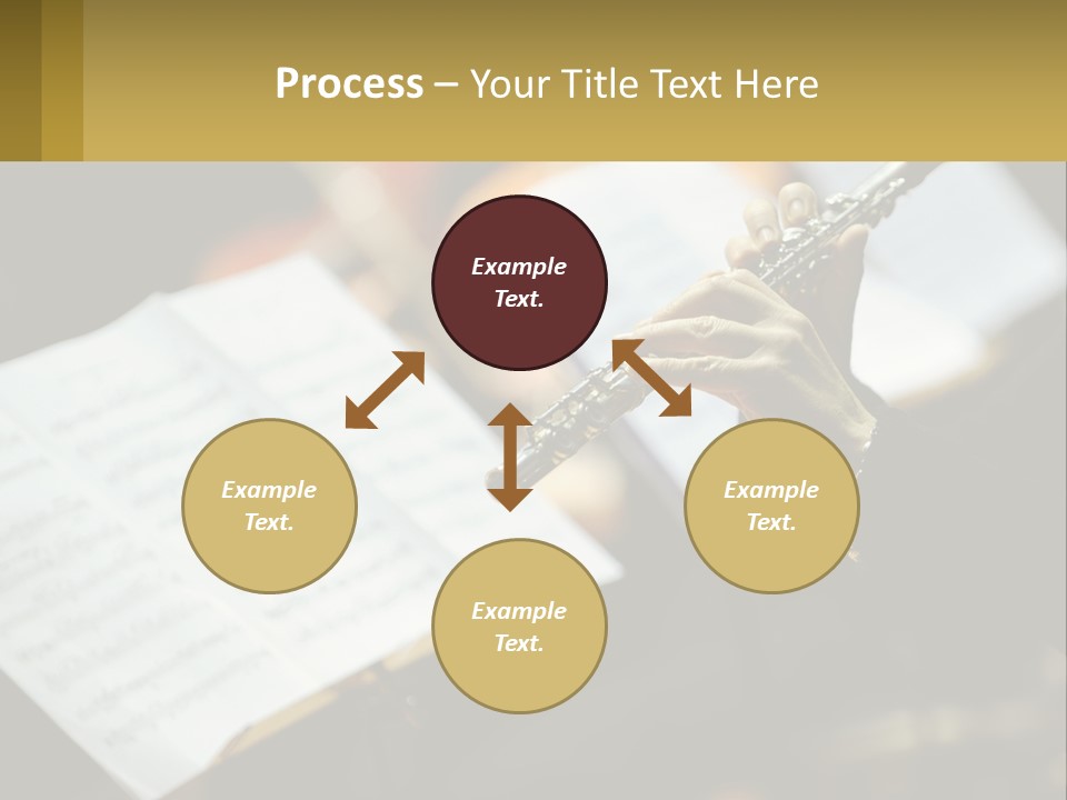 A Person Holding A Flute In Their Hands PowerPoint Template