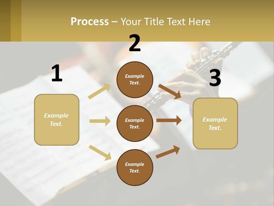 A Person Holding A Flute In Their Hands PowerPoint Template