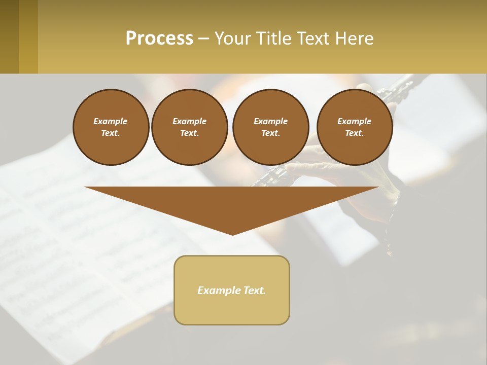 A Person Holding A Flute In Their Hands PowerPoint Template