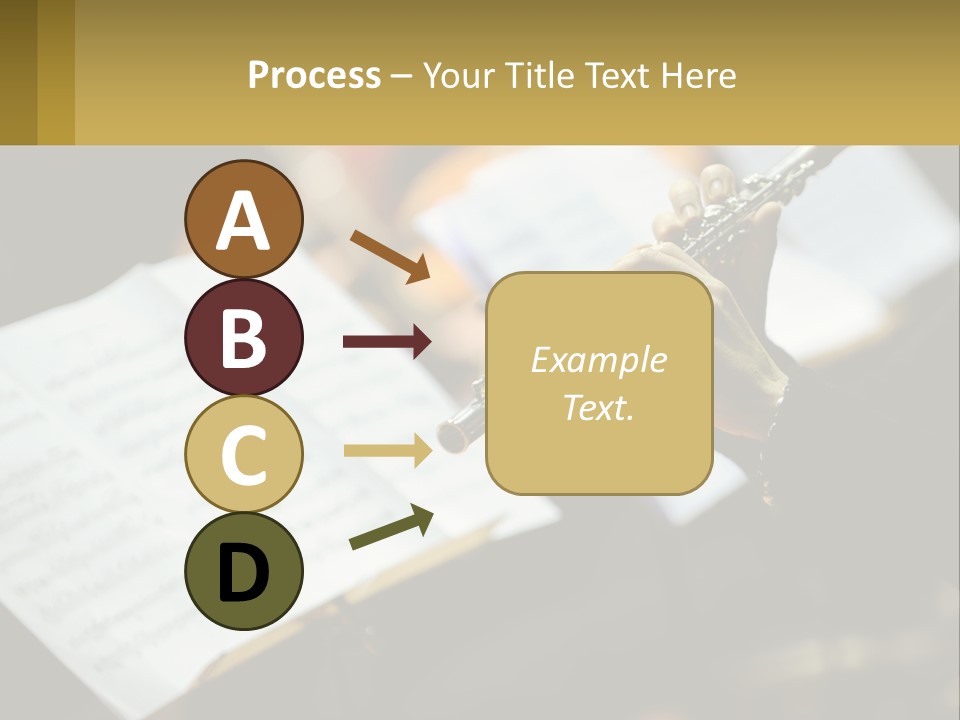 A Person Holding A Flute In Their Hands PowerPoint Template