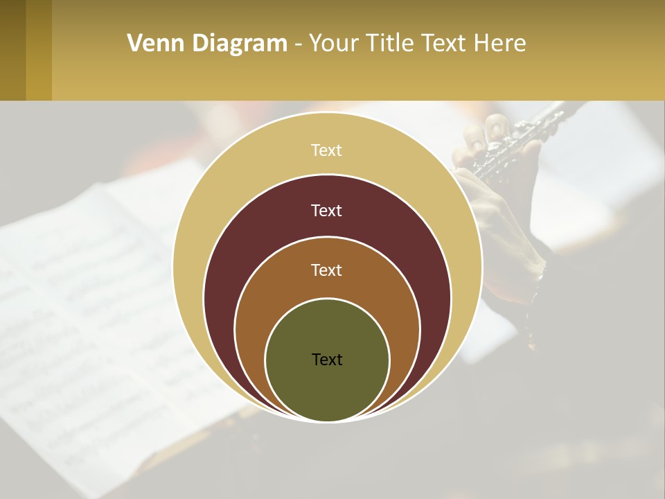 A Person Holding A Flute In Their Hands PowerPoint Template