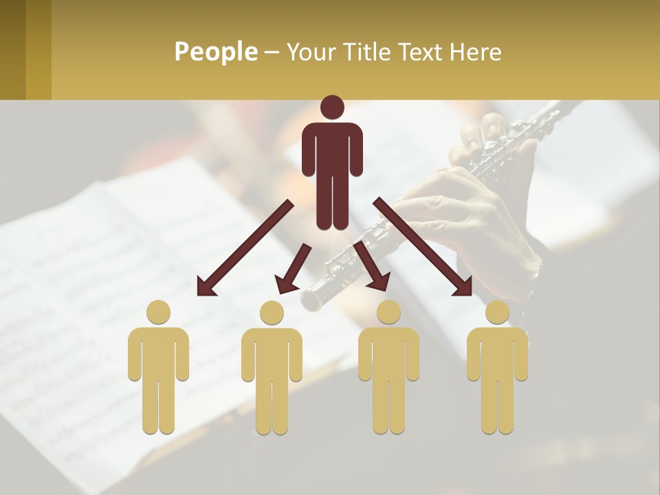 A Person Holding A Flute In Their Hands PowerPoint Template