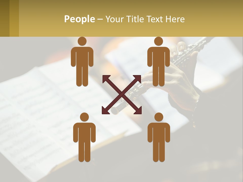 A Person Holding A Flute In Their Hands PowerPoint Template