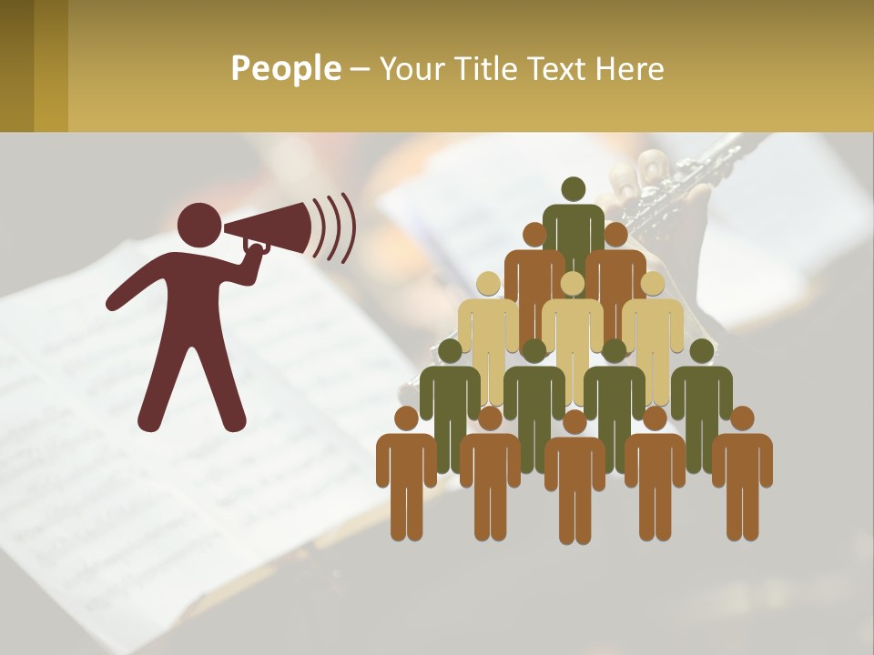 A Person Holding A Flute In Their Hands PowerPoint Template