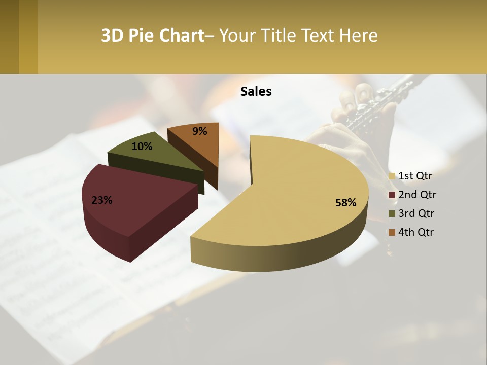 A Person Holding A Flute In Their Hands PowerPoint Template