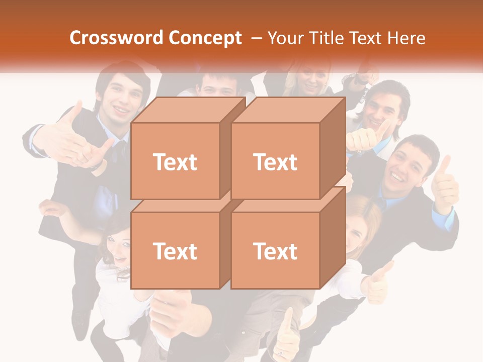 A Group Of People Giving Thumbs Up PowerPoint Template