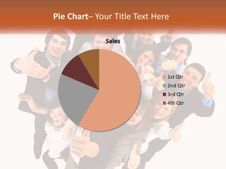 A Group Of People Giving Thumbs Up PowerPoint Template