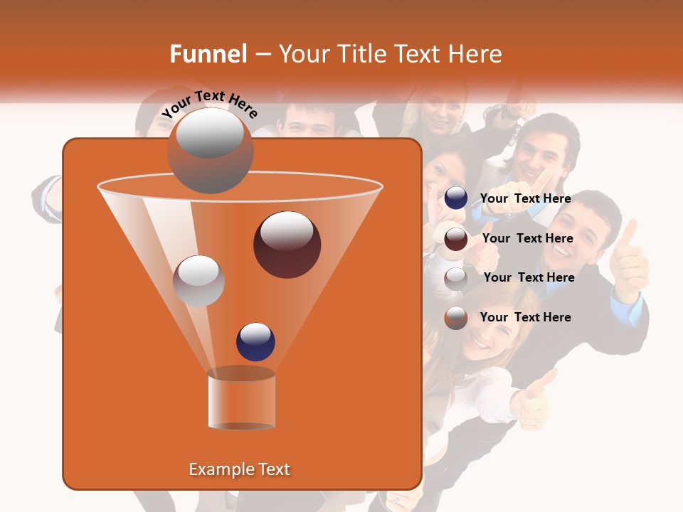 A Group Of People Giving Thumbs Up PowerPoint Template