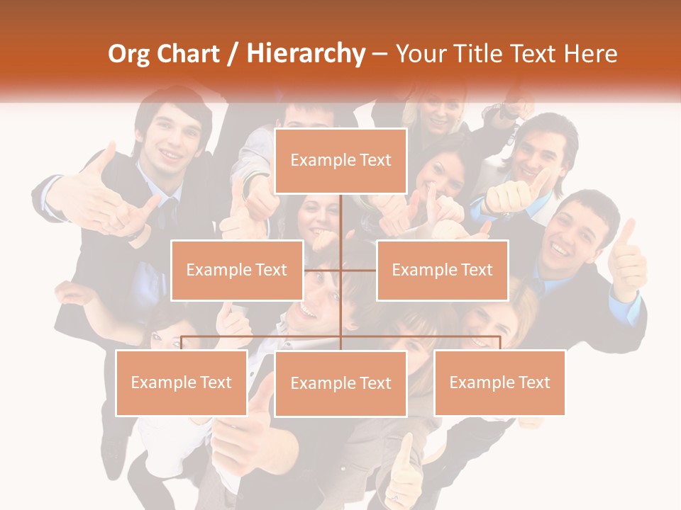 A Group Of People Giving Thumbs Up PowerPoint Template