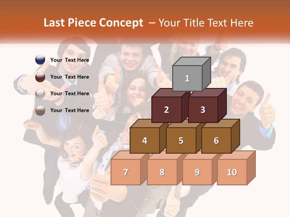 A Group Of People Giving Thumbs Up PowerPoint Template