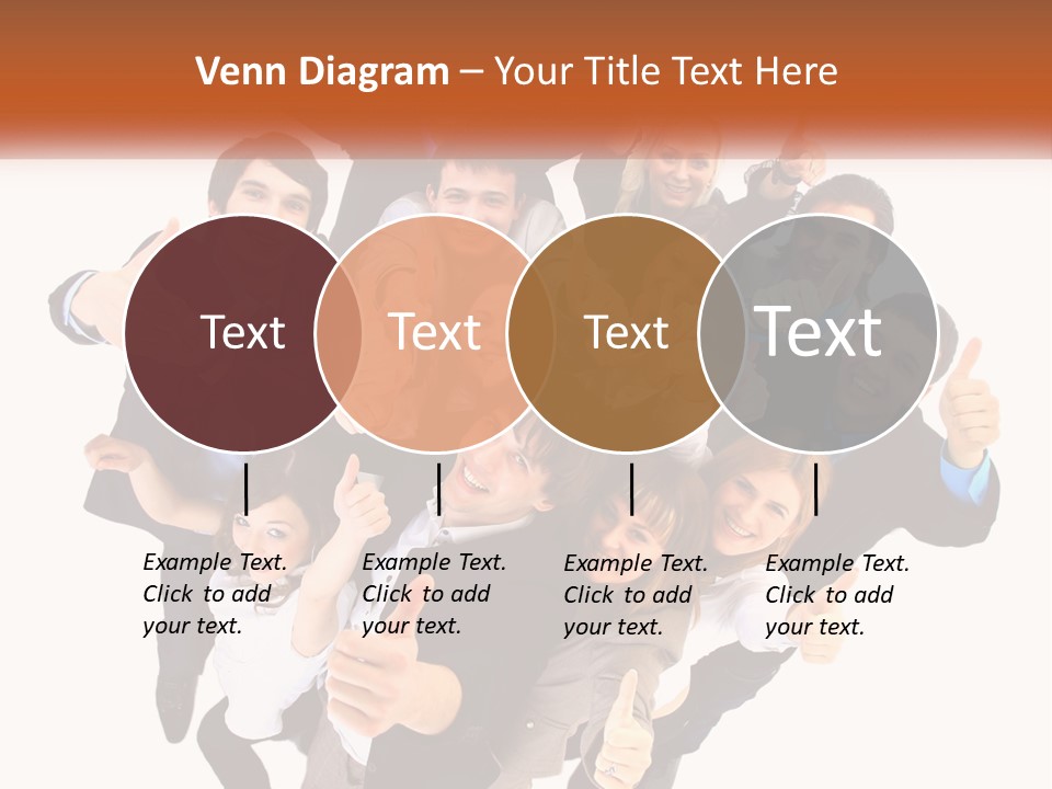 A Group Of People Giving Thumbs Up PowerPoint Template