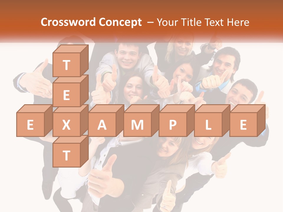 A Group Of People Giving Thumbs Up PowerPoint Template