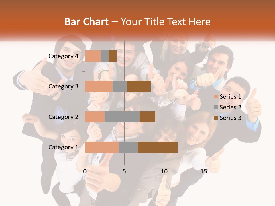 A Group Of People Giving Thumbs Up PowerPoint Template