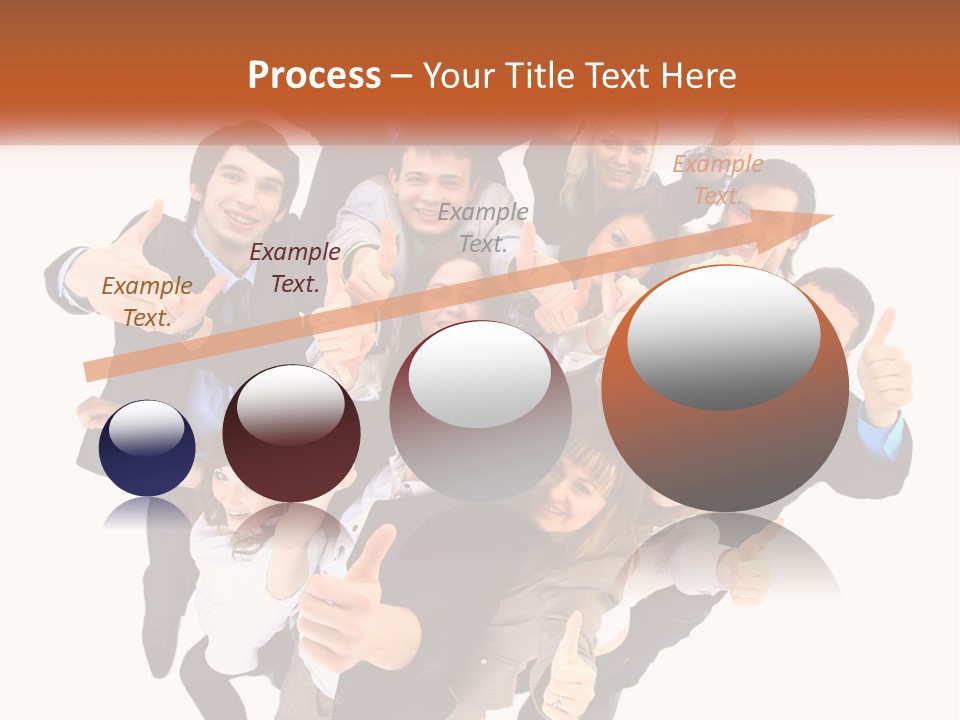 A Group Of People Giving Thumbs Up PowerPoint Template