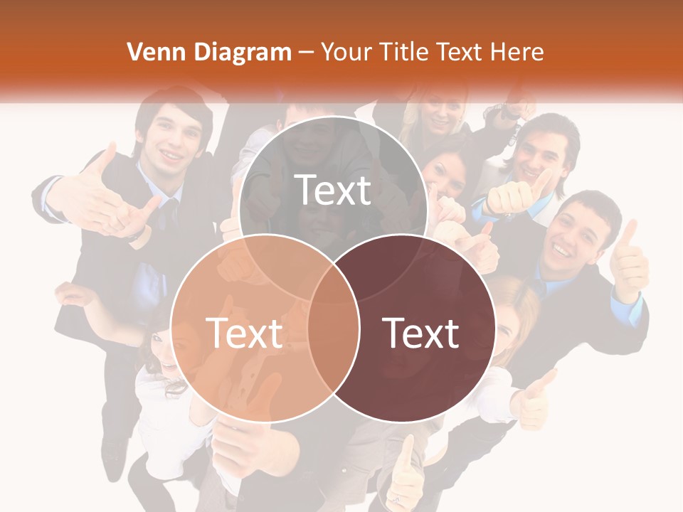 A Group Of People Giving Thumbs Up PowerPoint Template