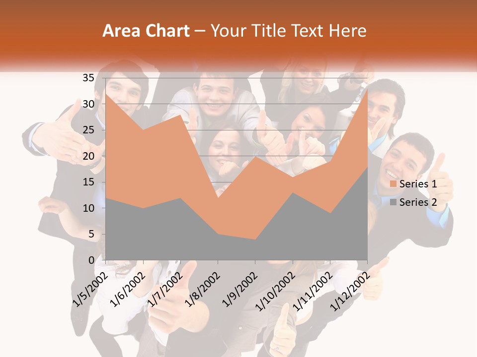 A Group Of People Giving Thumbs Up PowerPoint Template