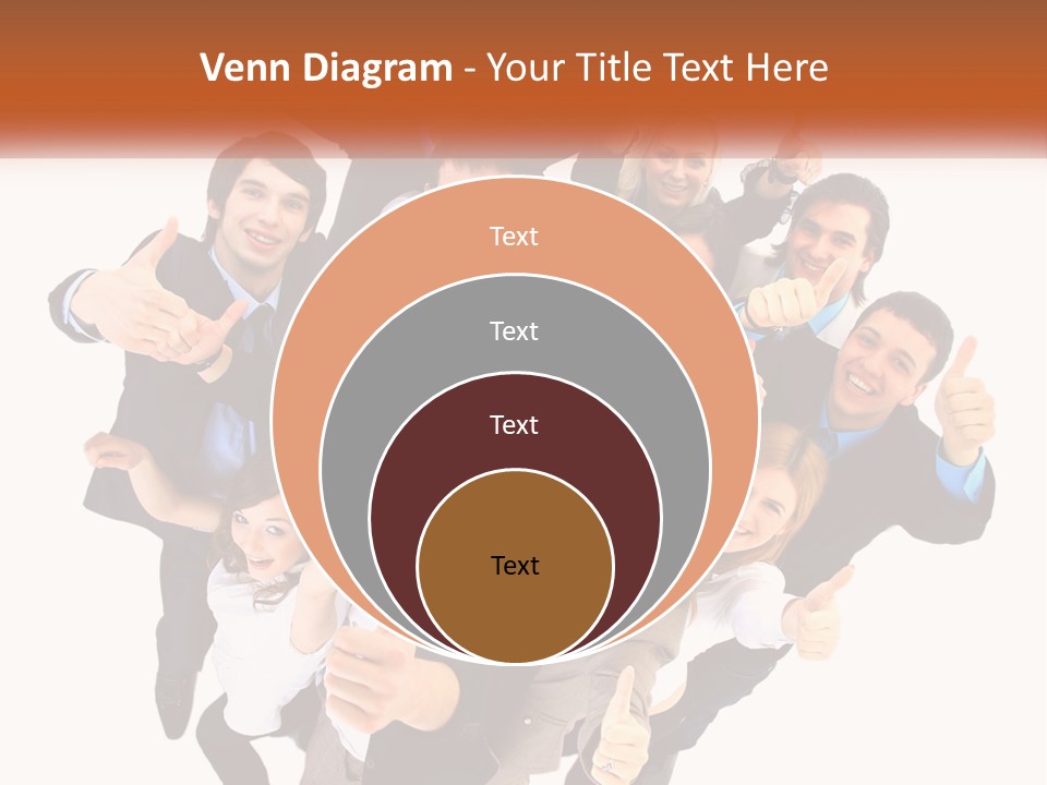 A Group Of People Giving Thumbs Up PowerPoint Template