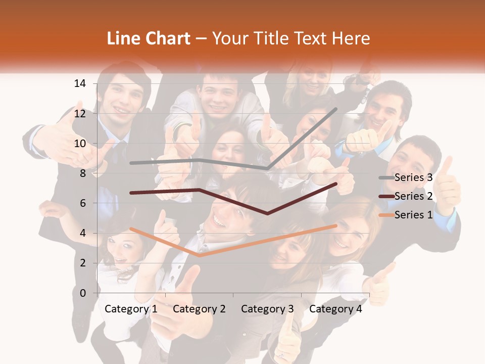 A Group Of People Giving Thumbs Up PowerPoint Template