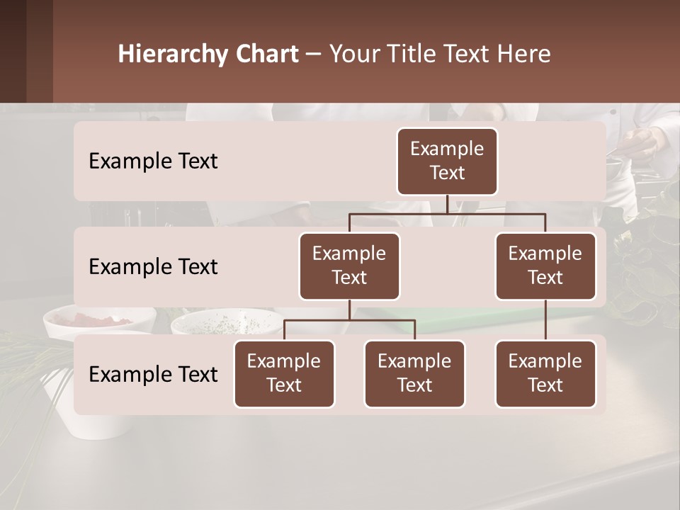 A Group Of Chefs Preparing Food In A Kitchen PowerPoint Template