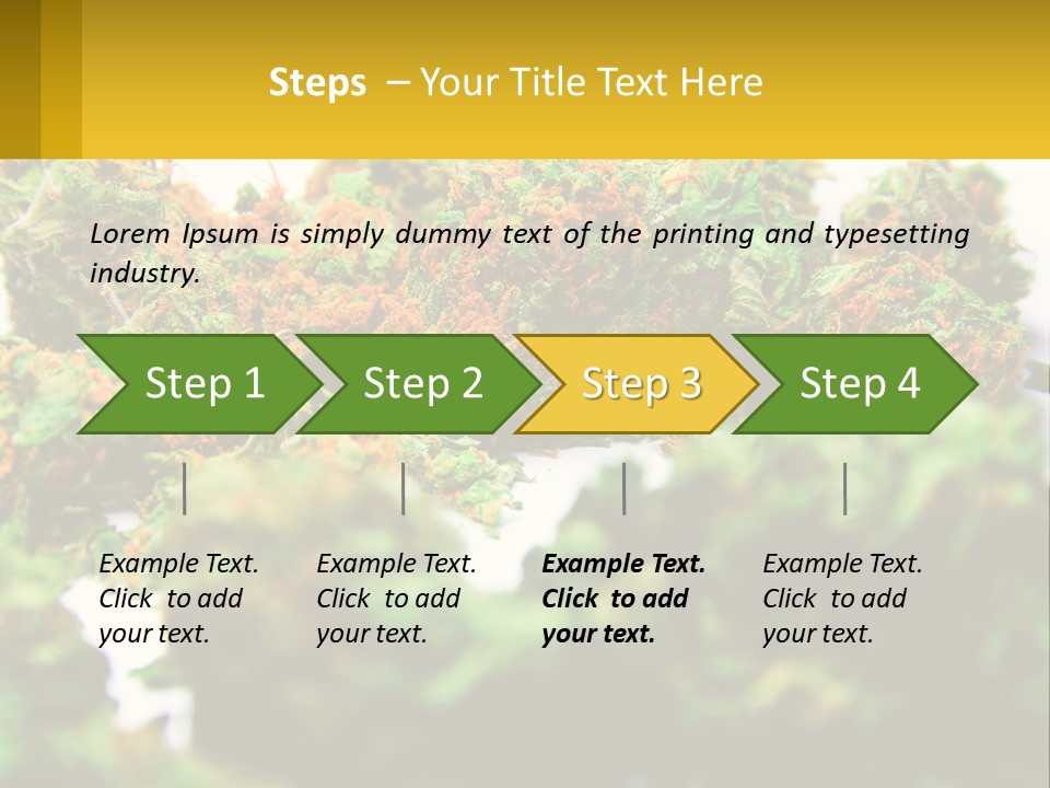A Pile Of Green Weed Sitting On Top Of A Table PowerPoint Template