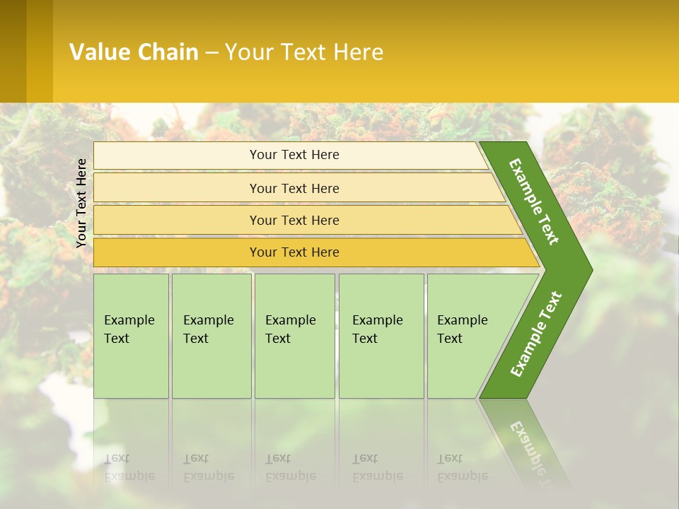A Pile Of Green Weed Sitting On Top Of A Table PowerPoint Template