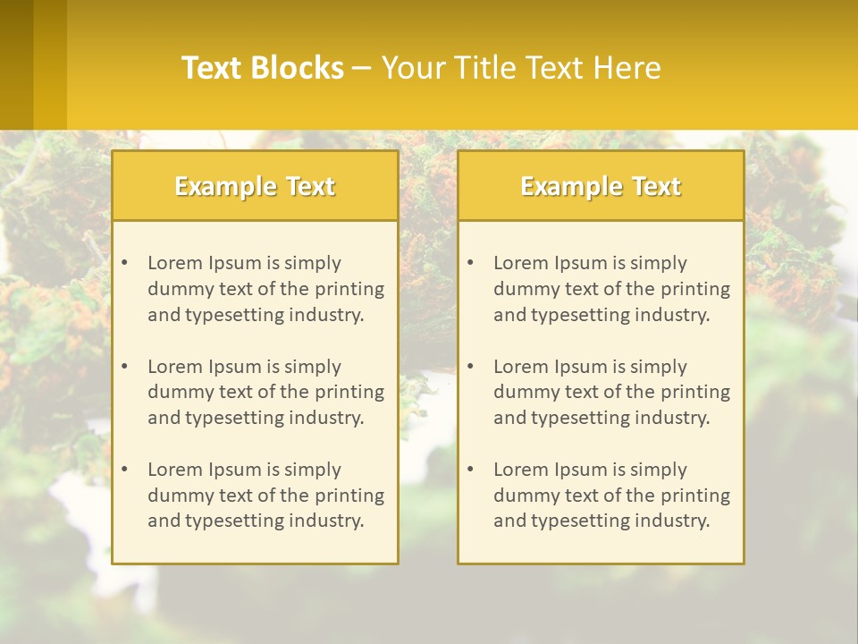 A Pile Of Green Weed Sitting On Top Of A Table PowerPoint Template