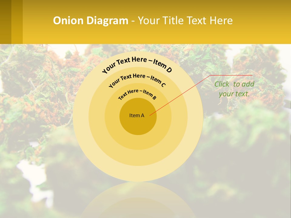 A Pile Of Green Weed Sitting On Top Of A Table PowerPoint Template