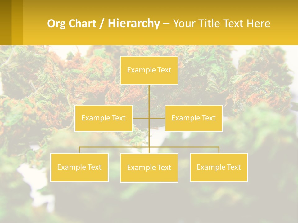 A Pile Of Green Weed Sitting On Top Of A Table PowerPoint Template