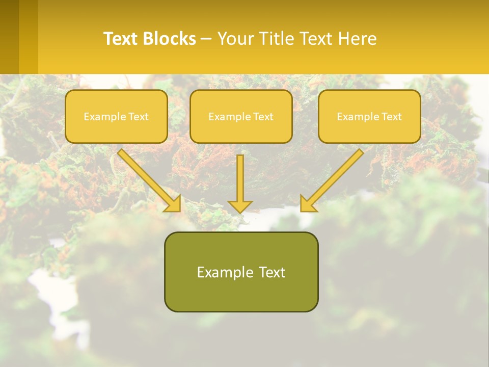 A Pile Of Green Weed Sitting On Top Of A Table PowerPoint Template