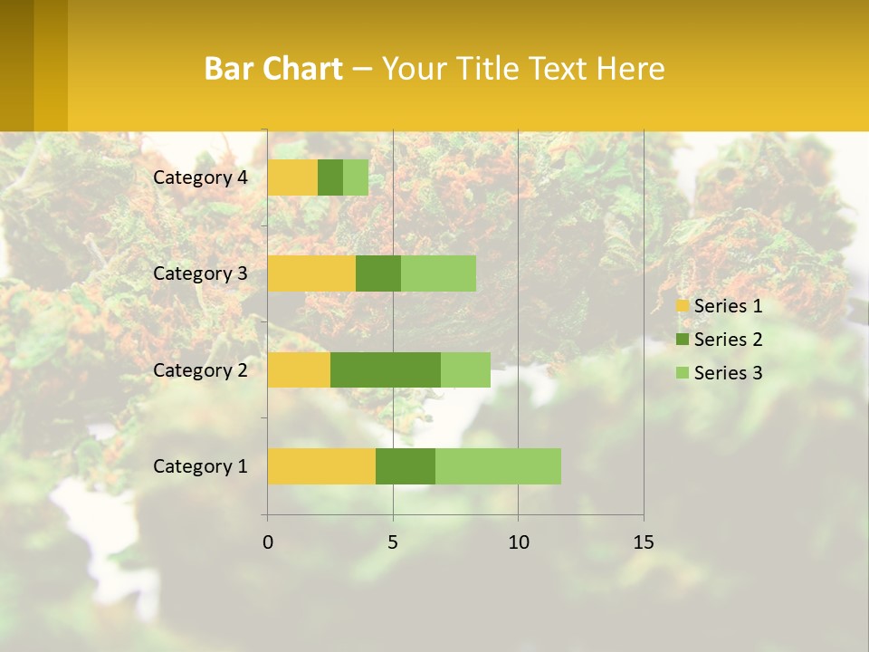 A Pile Of Green Weed Sitting On Top Of A Table PowerPoint Template