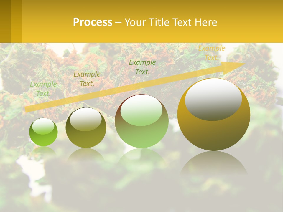 A Pile Of Green Weed Sitting On Top Of A Table PowerPoint Template