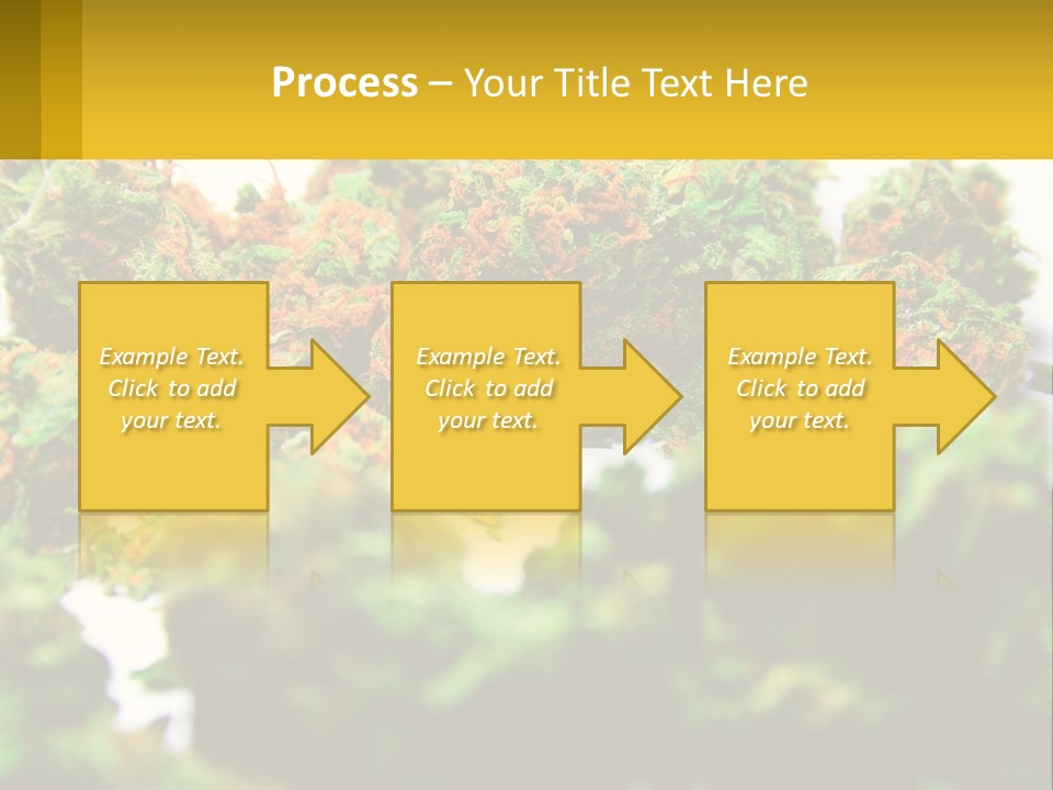 A Pile Of Green Weed Sitting On Top Of A Table PowerPoint Template