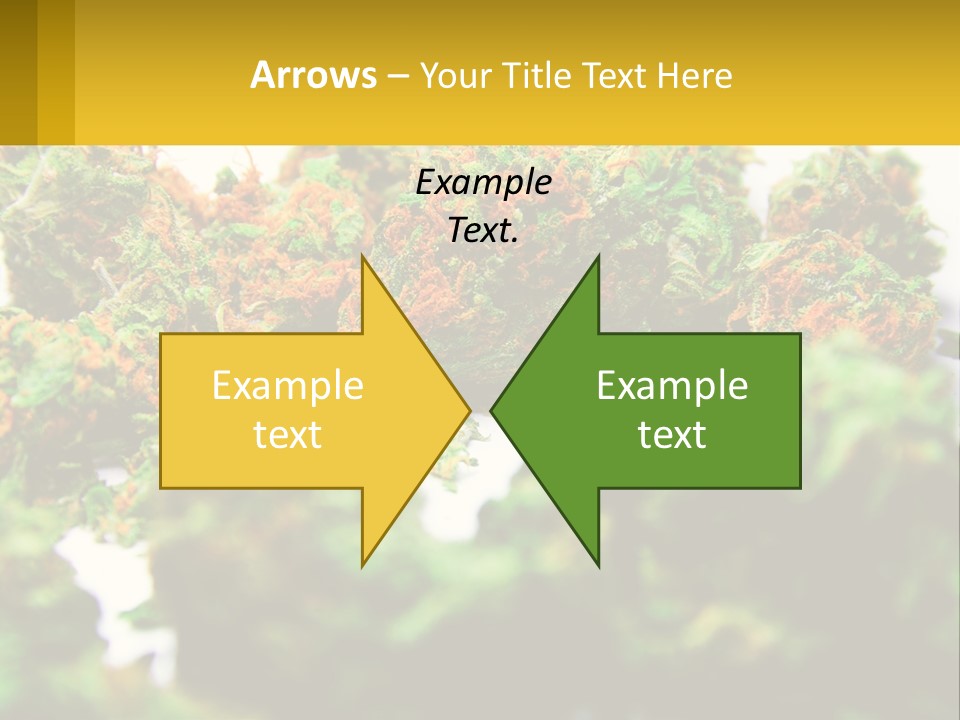 A Pile Of Green Weed Sitting On Top Of A Table PowerPoint Template