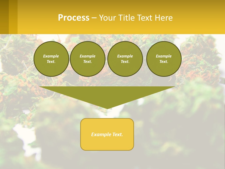 A Pile Of Green Weed Sitting On Top Of A Table PowerPoint Template