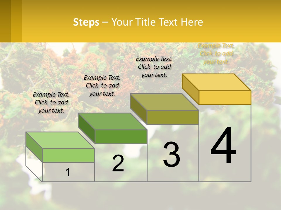 A Pile Of Green Weed Sitting On Top Of A Table PowerPoint Template