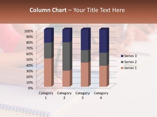 A Group Of People Sitting At A Table Writing On Notebooks PowerPoint Template