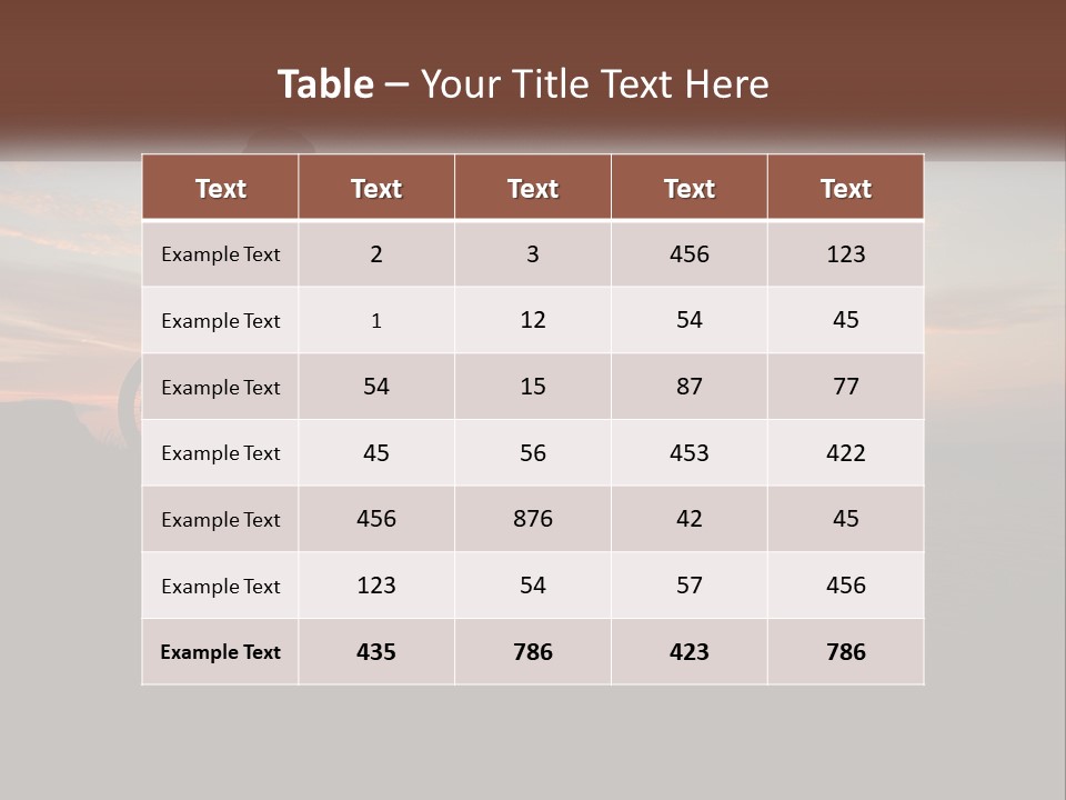 A Person Riding A Bike On Top Of A Hill PowerPoint Template