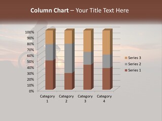 A Person Riding A Bike On Top Of A Hill PowerPoint Template
