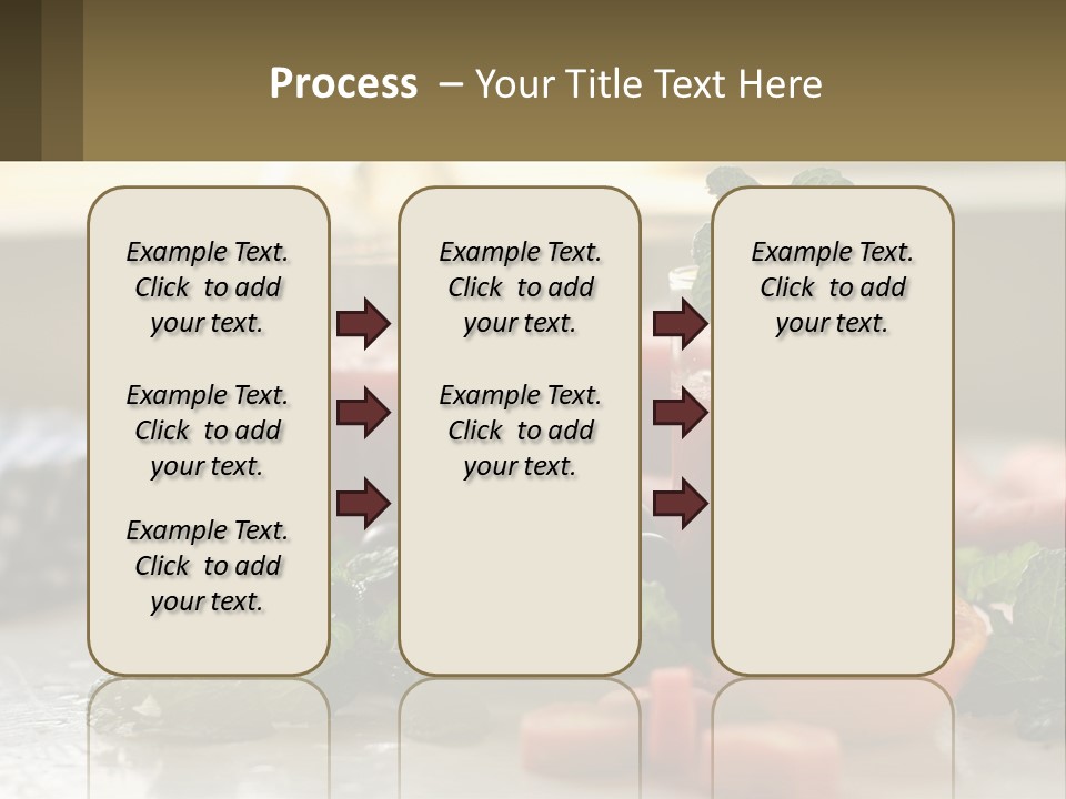A Table Topped With Glasses Of Juice And Fruit PowerPoint Template