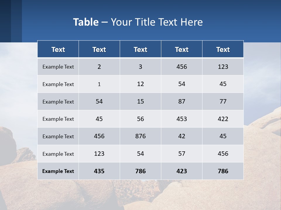 A Man Jumping Over A Large Rock On A Sunny Day PowerPoint Template