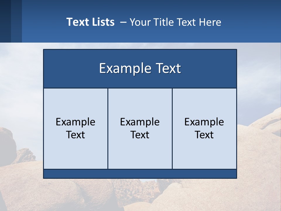 A Man Jumping Over A Large Rock On A Sunny Day PowerPoint Template