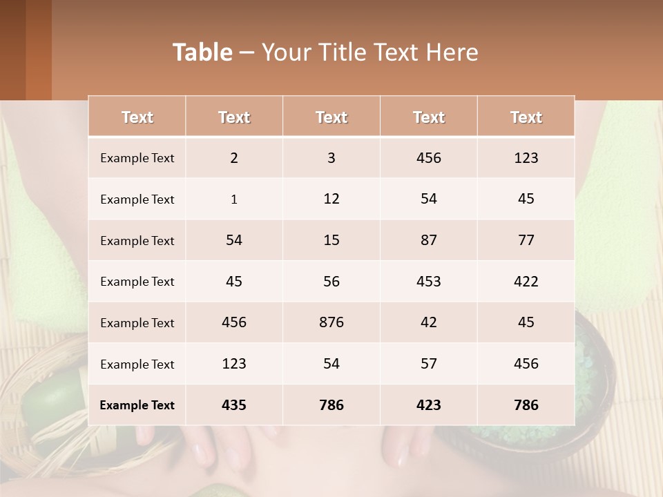 A Woman With Kiwi Slices On Her Face PowerPoint Template