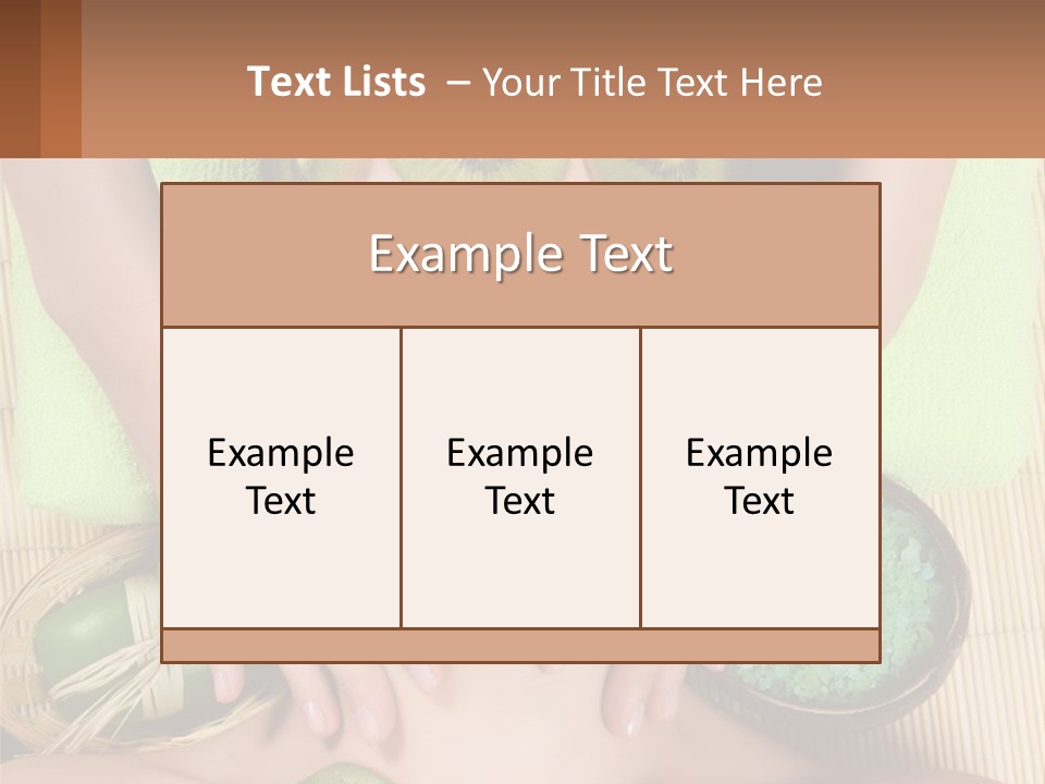 A Woman With Kiwi Slices On Her Face PowerPoint Template