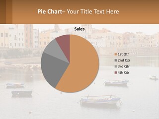 A Group Of Boats Floating On Top Of A River PowerPoint Template