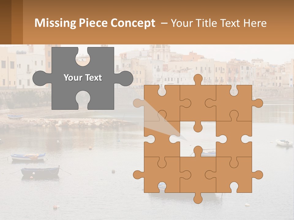 A Group Of Boats Floating On Top Of A River PowerPoint Template