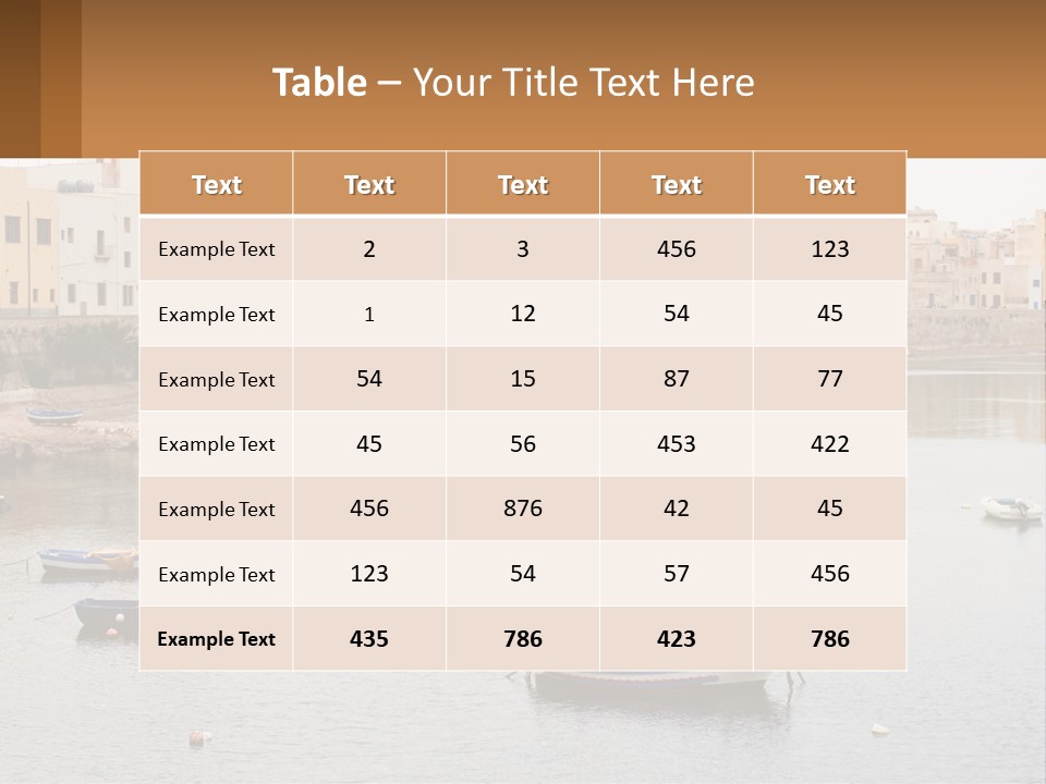 A Group Of Boats Floating On Top Of A River PowerPoint Template